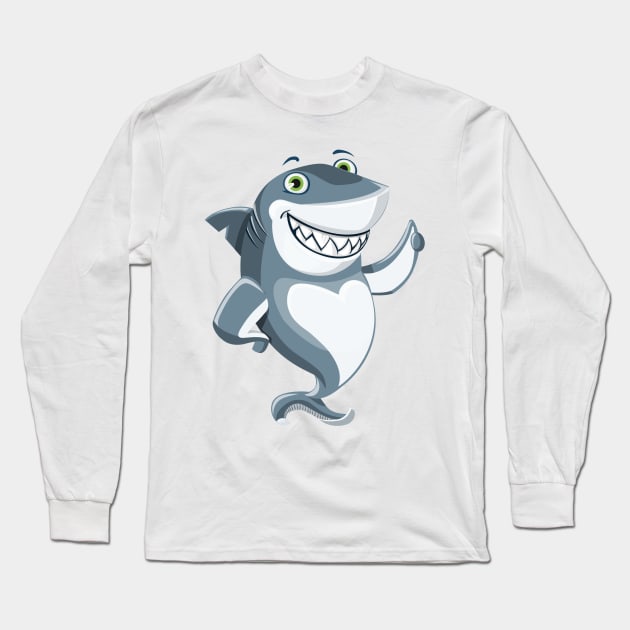 Shark Gym Long Sleeve T-Shirt by Haland 9